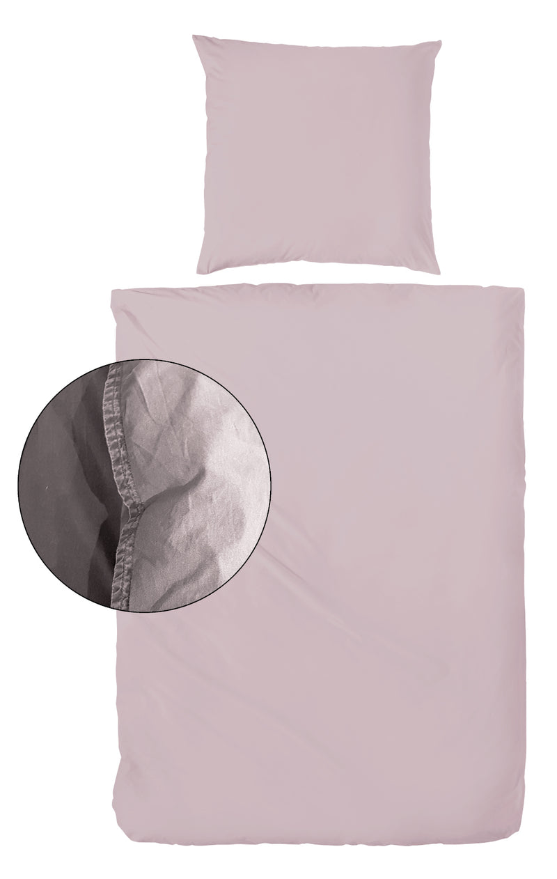 Primera Renforcé-Bettwäsche Blass-Rosé