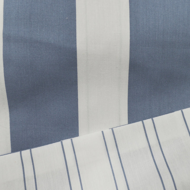 Primera Sommer-Bettwäsche Blau-Weiß gestreift