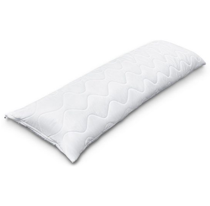 Siebenschläfer Seitenschläferkissen - Langes Kissen für Seitenschläfer - Body Pillow bzw Körperkissen mit Mikrofaser-Füllung (40 x 145 cm)