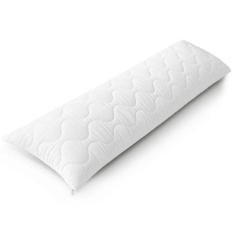 Siebenschläfer Seitenschläferkissen - Langes Kissen für Seitenschläfer - Body Pillow bzw Körperkissen mit Mikrofaser-Füllung (40 x 145 cm)
